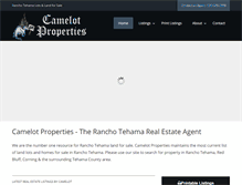 Tablet Screenshot of camelotproperties.com